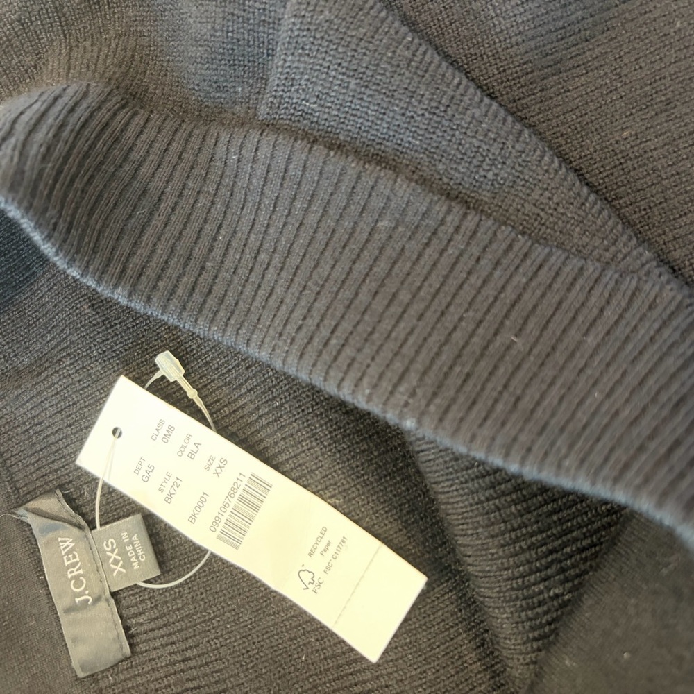 J. Crew Merino Wool Faux Wrap Midi Skirt - Picture 4 of 4